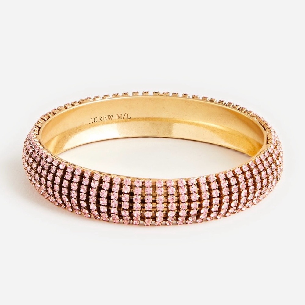 J. Crew Crystal Studdded Bangle Bracelet